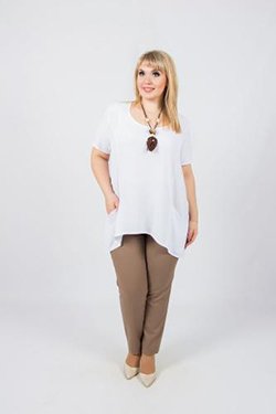 Белые блузы больших размеров в Казани